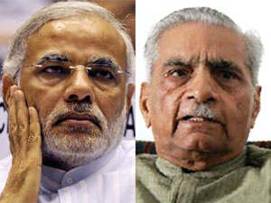 Narendra Modi and Shanti Bhushan Narendra Modi and Shanti Bhushan