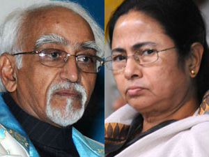 Hamid Ansari and Mamata Banerjee Hamid Ansari and Mamata Banerjee