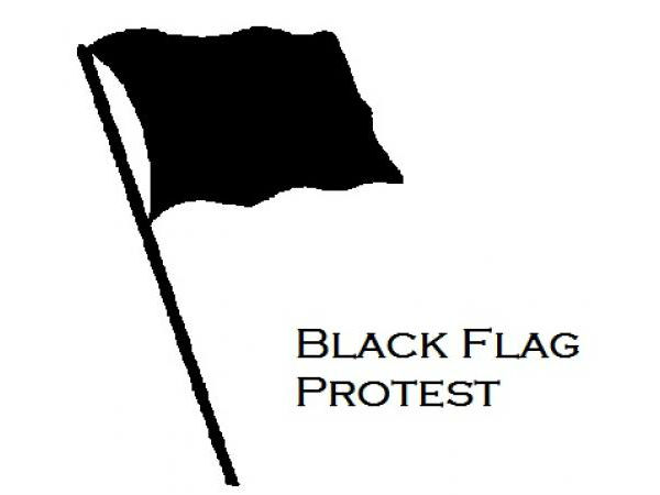 கறுப்புக்கொடி ஏற்றிய விவசாயிகள்