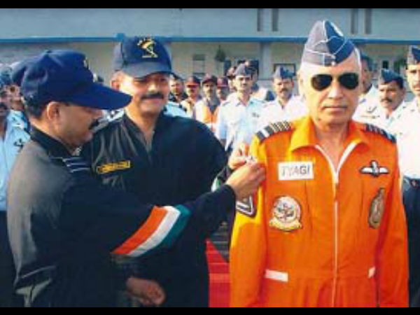 முன்னாள் விமானப் படைத் தளபதி எஸ்.பி.தியாகி: