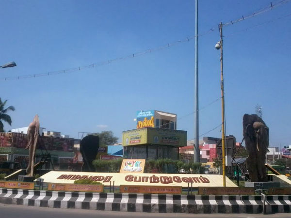 வெயிலில் சுருளும் மதுரை போலீஸ்
