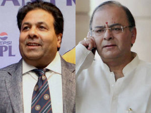 Shukla meets Jaitley, says Srinivasan should 'keep himself away' Shukla meets Jaitley, says Srinivasan should 'keep himself away'