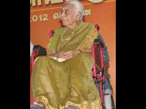Finance minister P Chidambaram's mother passes away Finance minister P Chidambaram's mother passes away