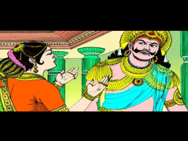 விபீஷணனை மணந்த மண்டோதரி விபீஷணனை மணந்த மண்டோதரி