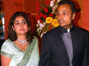Tina and Anil Ambani Tina and Anil Ambani