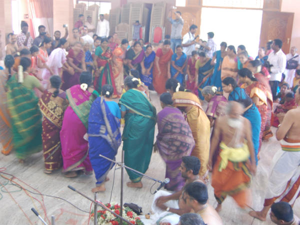 Radha Krishnar celestial wedding held in Manamadurai