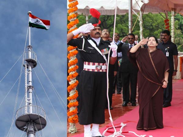 தமிழகத்தில்... கோட்டையில் கொடி