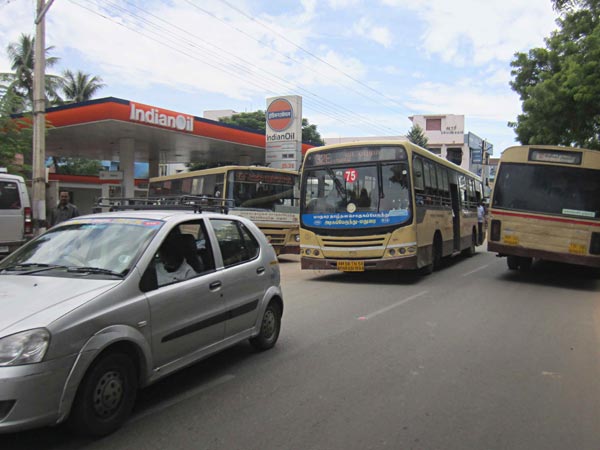 TNSTC buses refuel in private bunks : Public affect