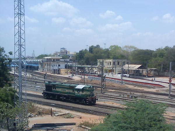 ரயில் நிலையத்தில் கண்காணிப்பு