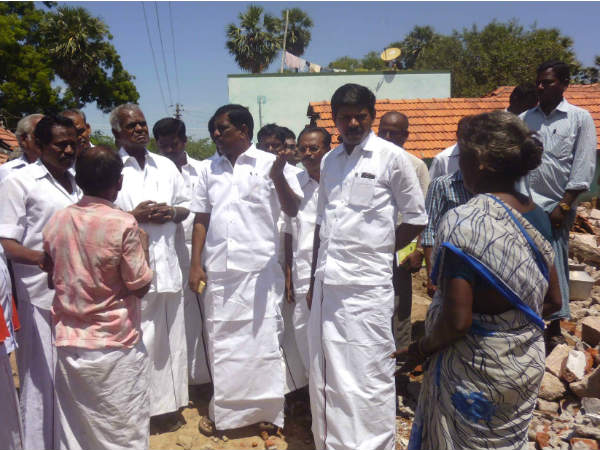 Nallakannu visit Pappakulam village