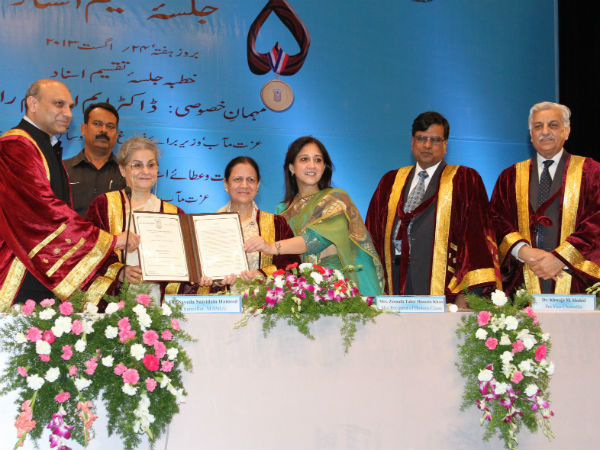 Aamir, Sachar receive honorary doctorate degree from MANUU