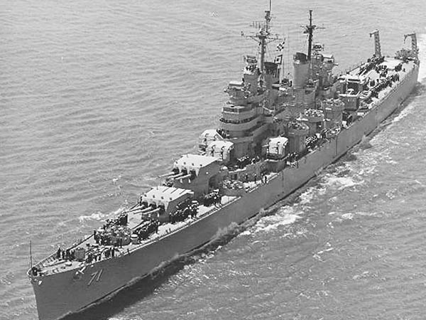 கப்பலில் ரூஸ்வெல்ட்-செளதி அரேபிய மன்னர்: