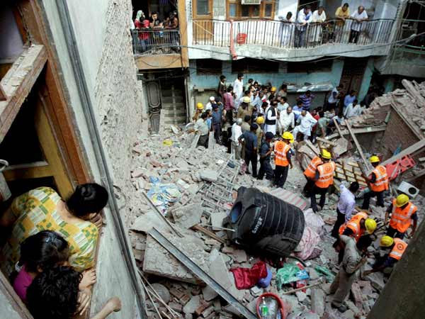 Delhi Building collapse