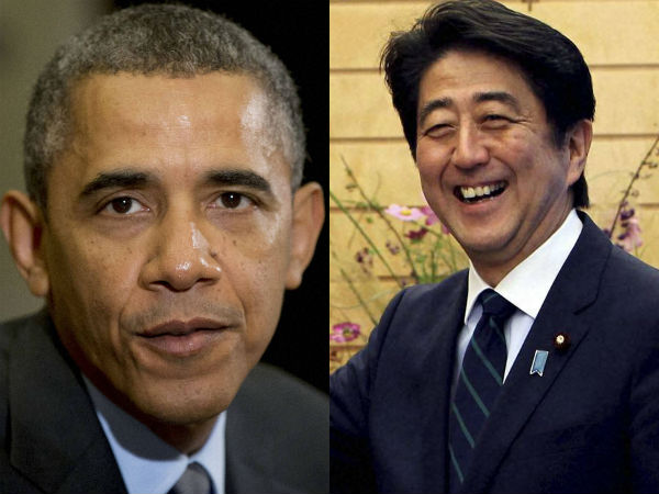 ஒபாமாவும், ஜப்பானின் ஷின்ஸோவும்
