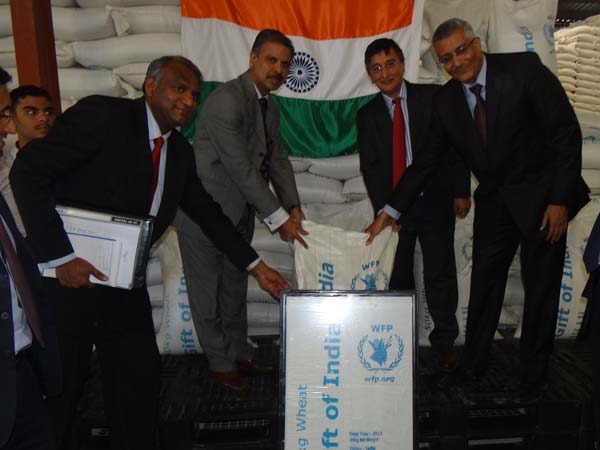 India gives 2,500 metric tonnes of wheat to Yemen