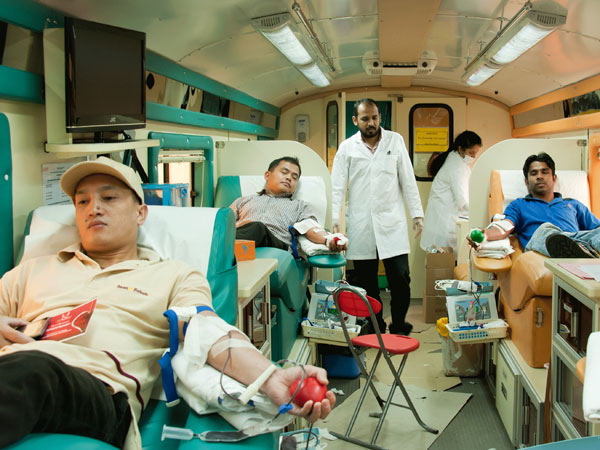 Blood donation camp held in Dubai 