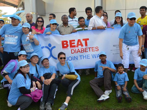 Walkathon to create awareness about diabetes held in Dubai Walkathon to create awareness about diabetes held in Dubai