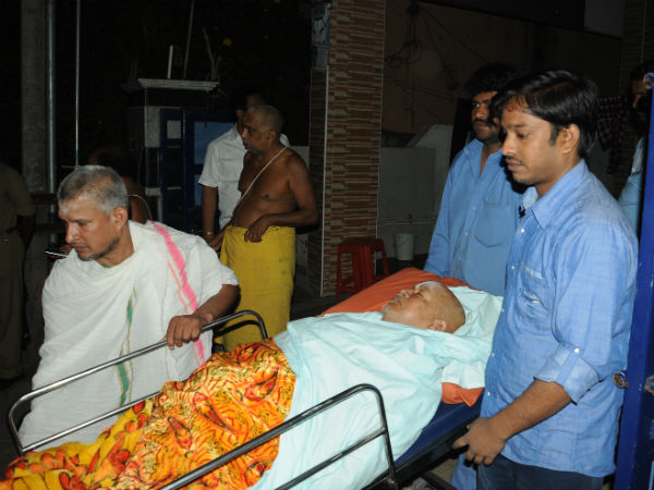 Jayendrar hospitalised