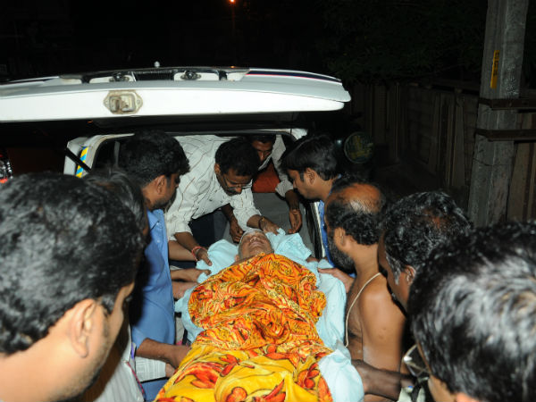 Jayendrar hospitalised