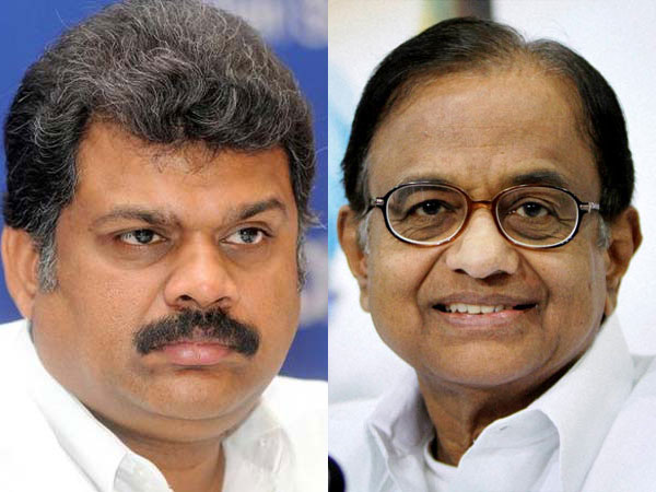 ஜி.கே.வாசன் -பா.சிதம்பரம்