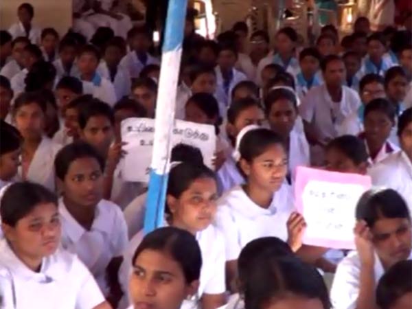 Nursing students demand equal job opportunity