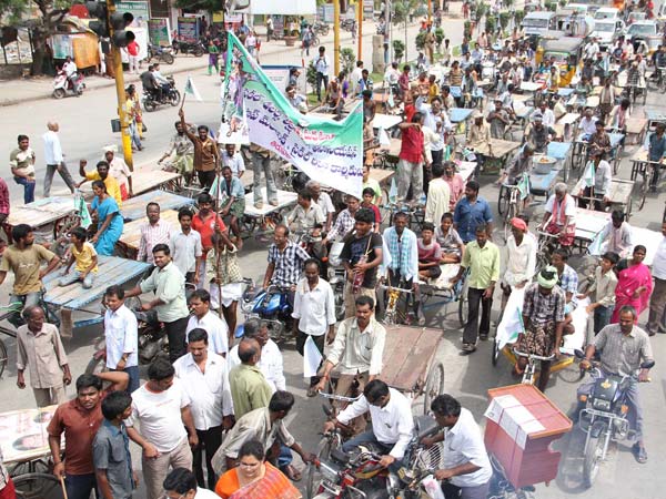 சித்தூரில் முழு அடைப்பு