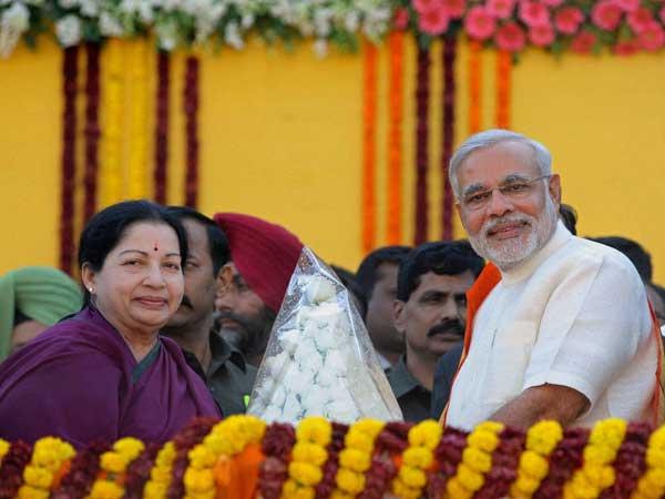 Modi greets Jaya….. Modi greets Jaya…..