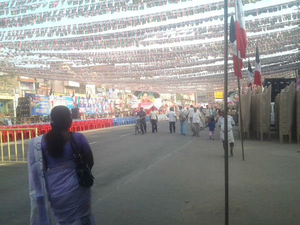 அருணாச்சலேஸ்வர் கோவிலில் வனரோஜா