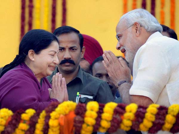 மோடியை வாழ்த்தாத ஜெ: