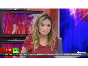 Russia Today news anchor Liz Wahl resigns live on air over Ukraine crisis Russia Today news anchor Liz Wahl resigns live on air over Ukraine crisis