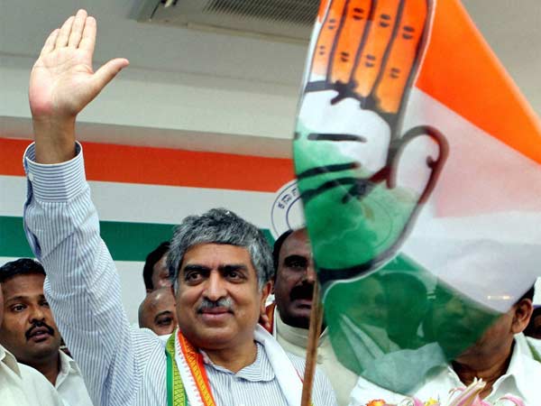 Nandan Nilekani joins Congress, to contest from BJP stronghold in Bangalore