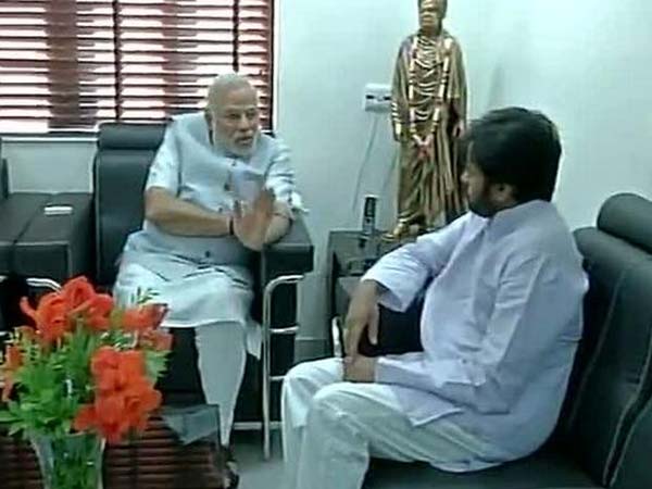 Pawan kalyan met Narendra modi yesterday....