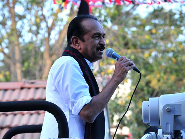 Vaiko today campaign program schedule