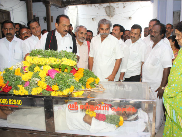 Vaiko condolence to the death of Sahitya Acadamy award winner T K Sivasankaran Vaiko condolence to the death of Sahitya Acadamy award winner T K Sivasankaran