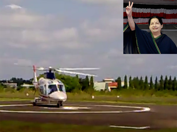 CM's helipad shifted in Tanjore CM's helipad shifted in Tanjore
