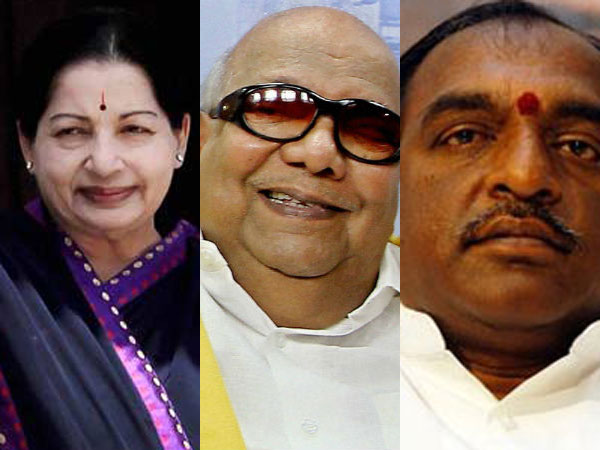 அதிமுக - திமுக - பாஜக அதிமுக - திமுக - பாஜக