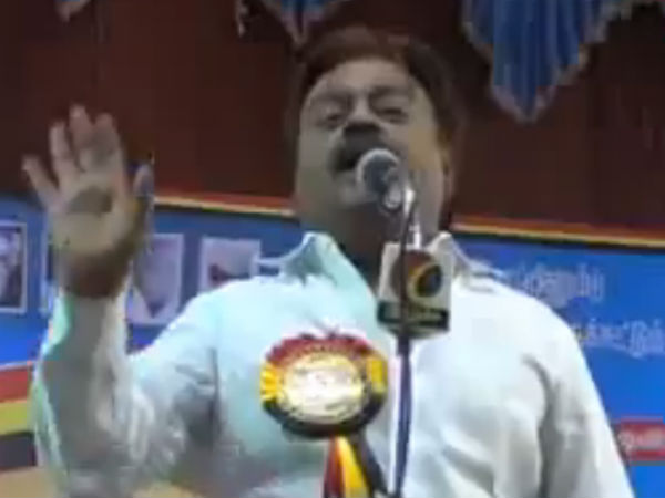 நடித்து காட்டிய விஜயகாந்த்