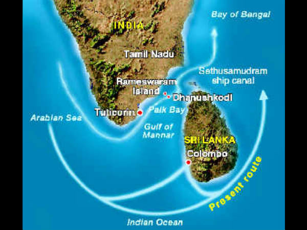 சேது சமுத்திர திட்டம் எங்கே?