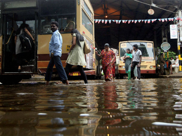 நகரில் நல்ல மழை