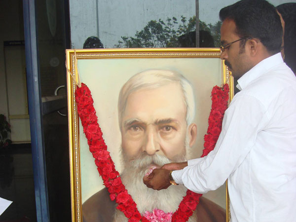 The employees of Central Institute of Classical Tamil celebrates Caldwell bicentenary