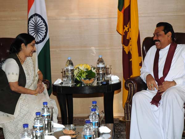 ராஜபக்சே நண்பர் சுஷ்மா ஸ்வராஜ்