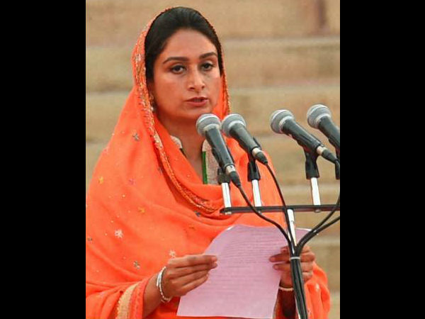 ஹர்சிம்ரத் கவுர் பாதல்: