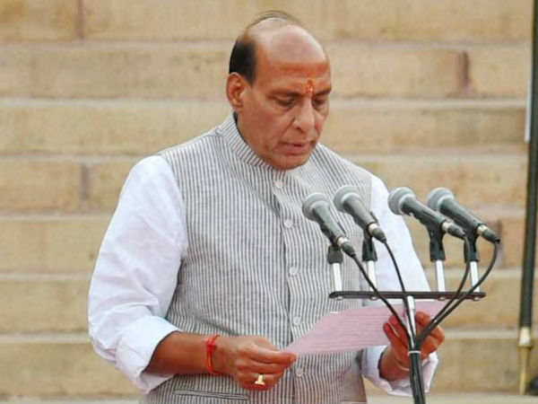 Rajnath Singh meets home secretary at residence, as he yet to take charge Rajnath Singh meets home secretary at residence, as he yet to take charge