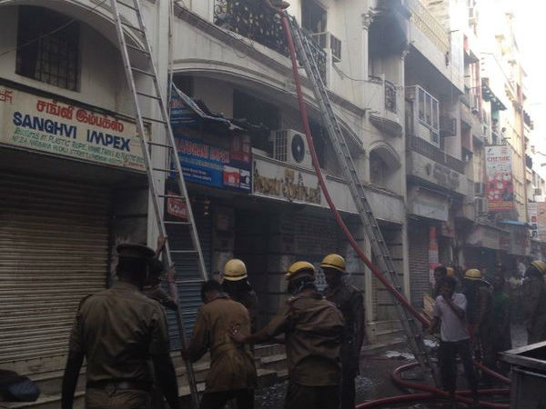 Fire mishap guts Chennai plastic godown
