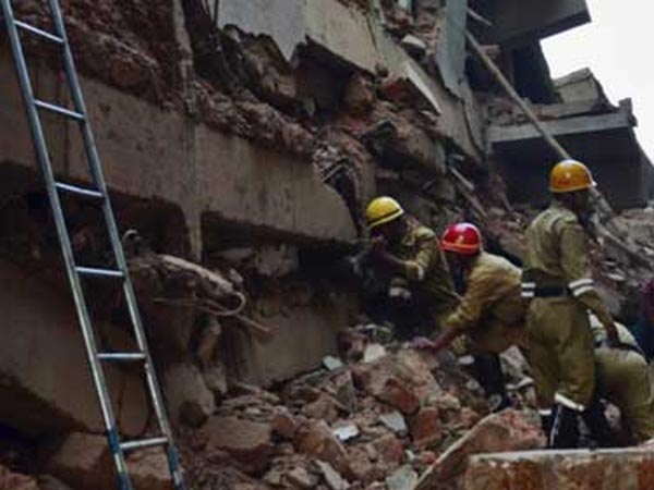 Three-Storey Building Collapses in Delhi, Four Seriously Injured