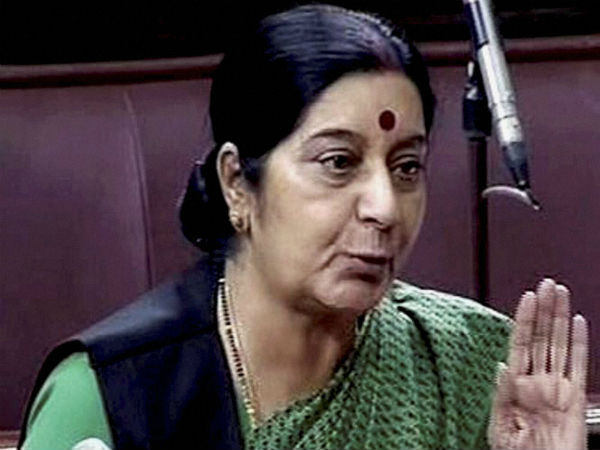 சுஷ்மா திடீர் எதிர்ப்பு
