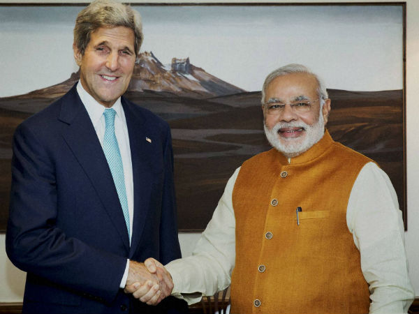 John Kerry met Prime Minister Narendra Modi today John Kerry met Prime Minister Narendra Modi today