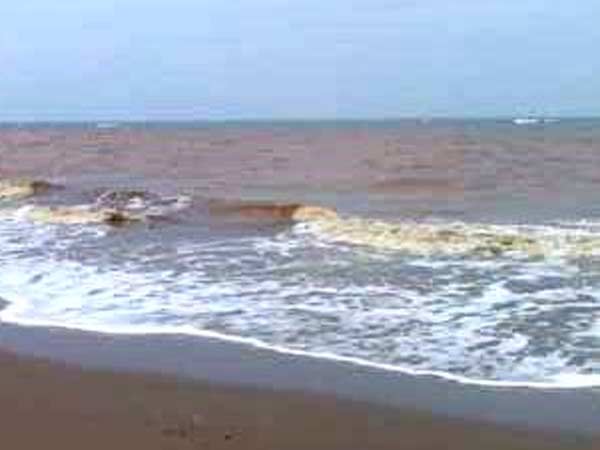 செந்நிறமாக மாறிய கடல்