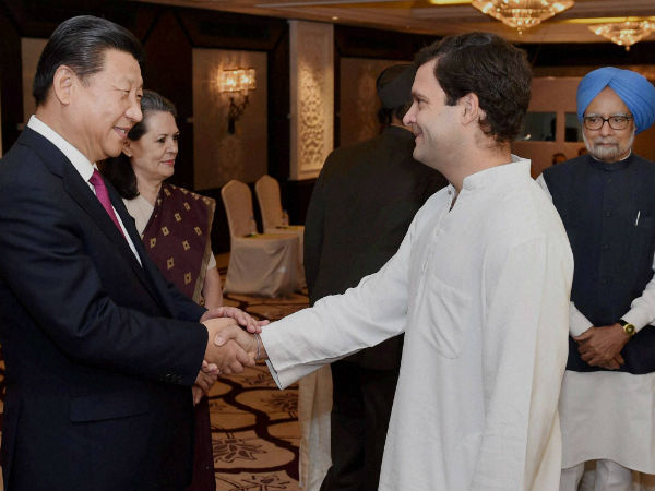 Chinese President Jinping meets Manmohan Singh, Sonia on 3rd day of his India tour