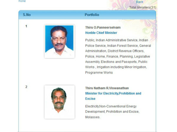 நம்பர் டூ அமைச்சரான விஸ்வநாதன்